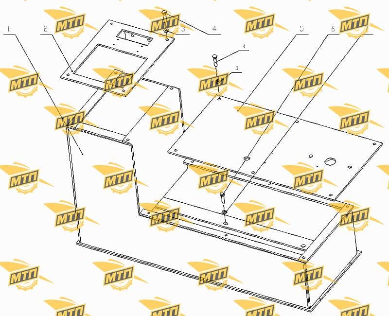 Operating box weldment
