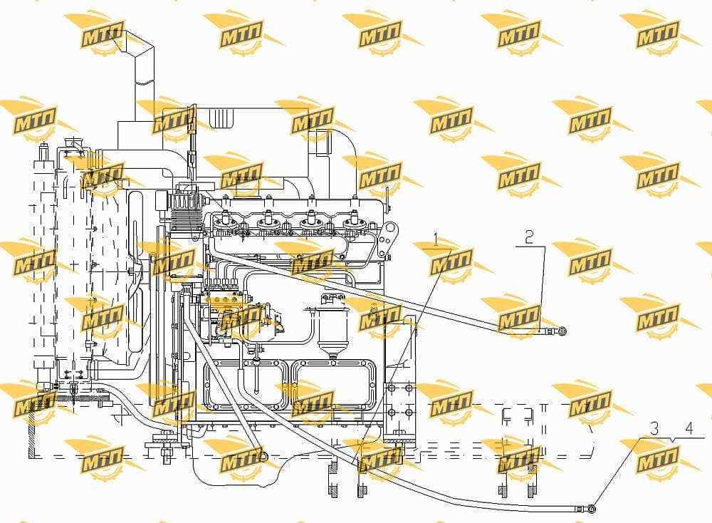 Diesel engine oil suction pipe