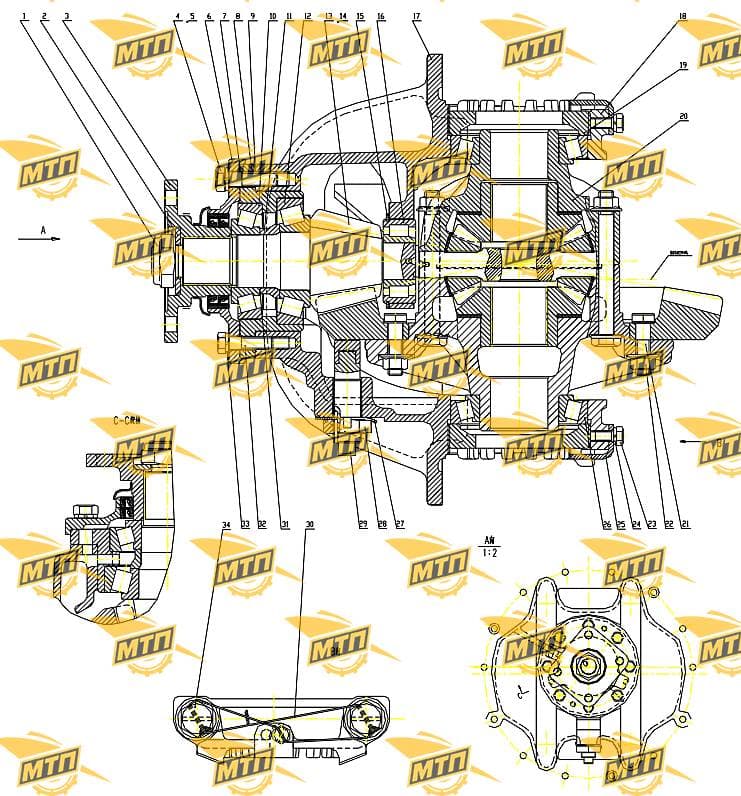 Thrust bolt