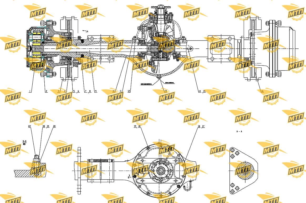 Rear axle housing assembly