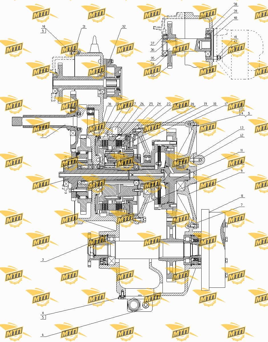 Steering pump drive shaft