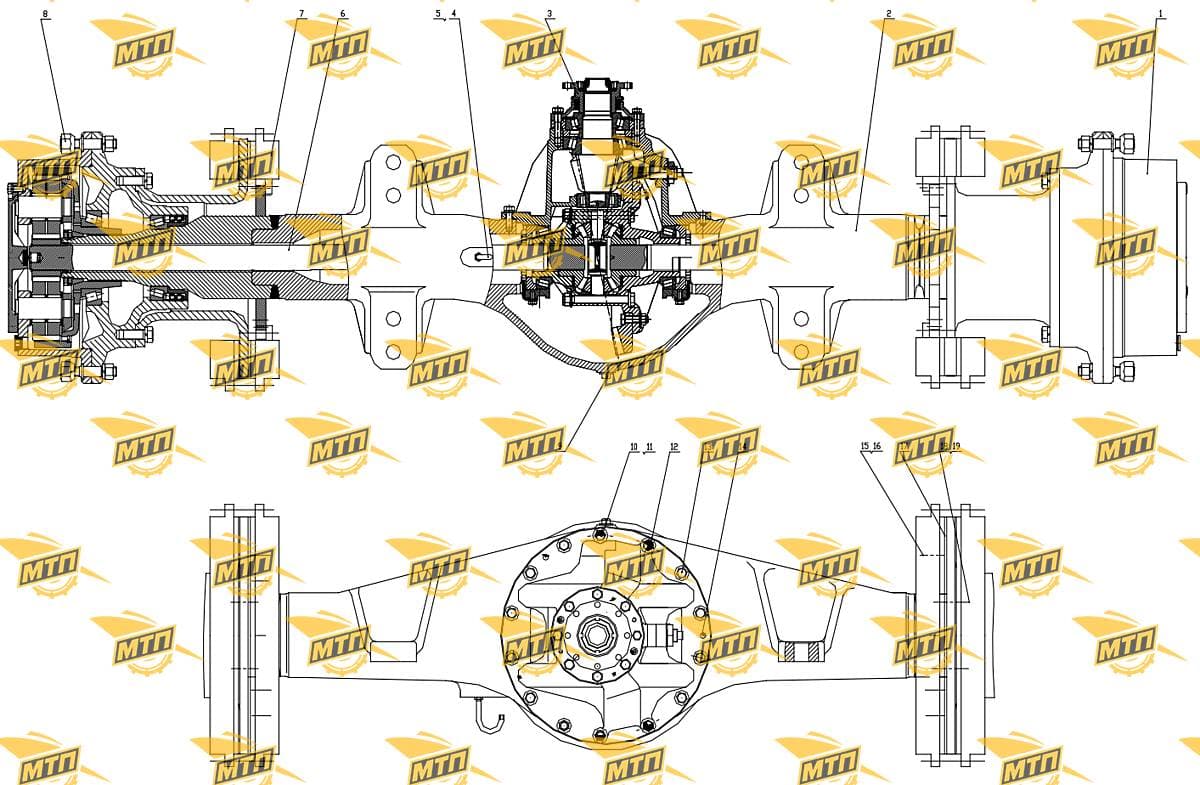 Master reducer assembly