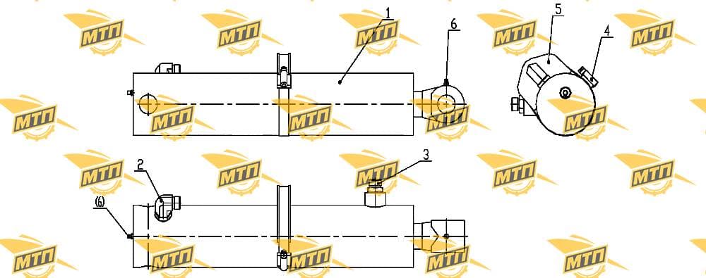 Right Auxiliary Cylinder