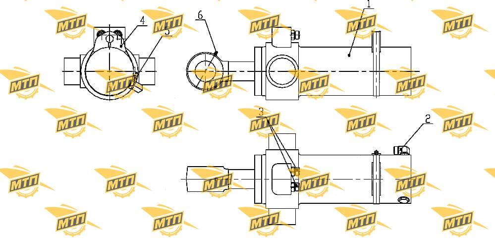 Right Swing Cylinder