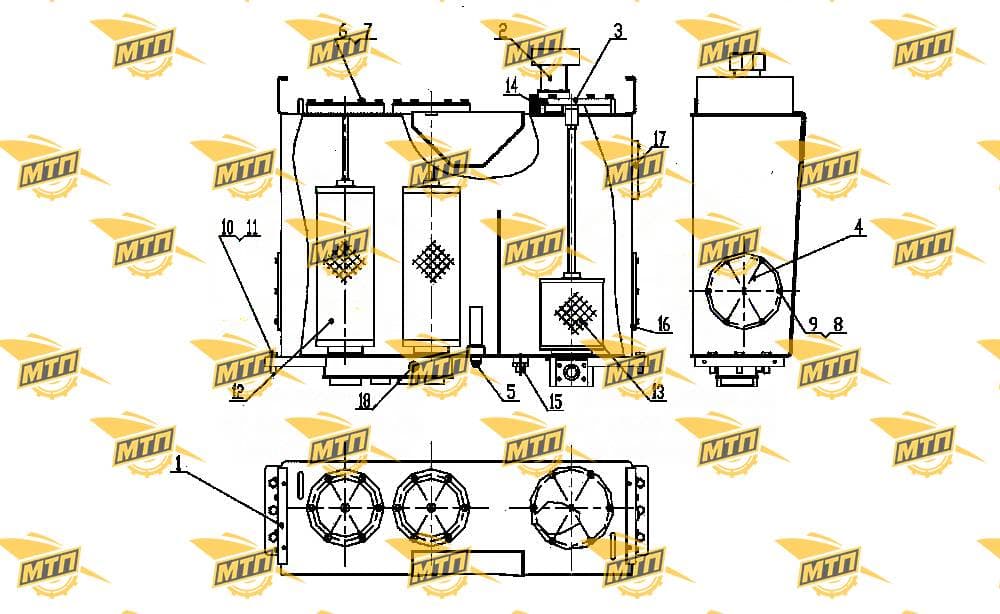 Hydraulic Oil Tank Body
