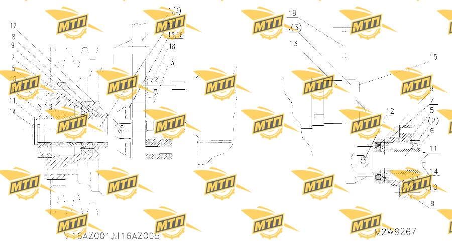FAN SHAFT BRACKET AS.