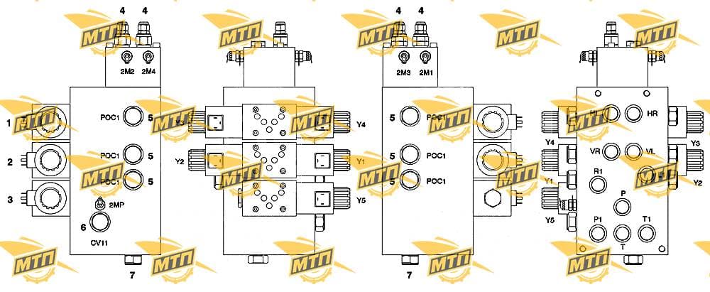 4/3 MULTI-WAY VALVE
