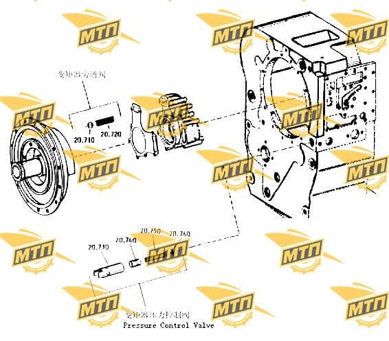 Parking brake flange (ZL40/50)
