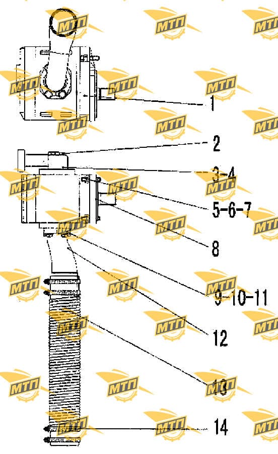 OUT OIL TUBE
