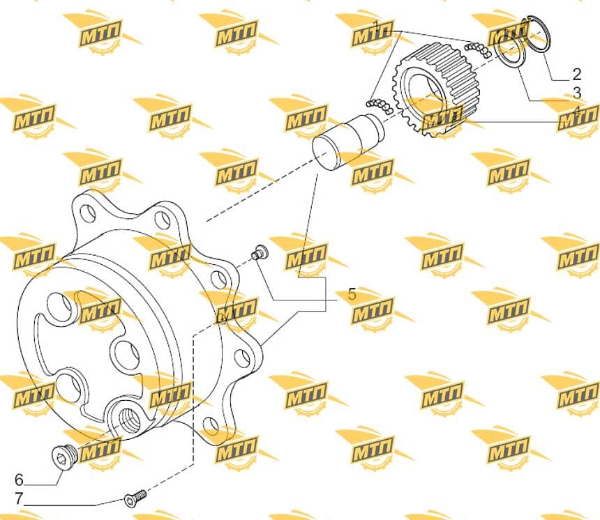 Кольцо 135366 CARRARO