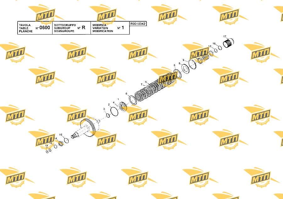 OUTLET CLUTCH DISK