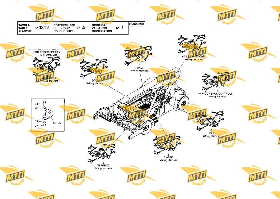 FRAME ELECTRIC WIRING HARNESS