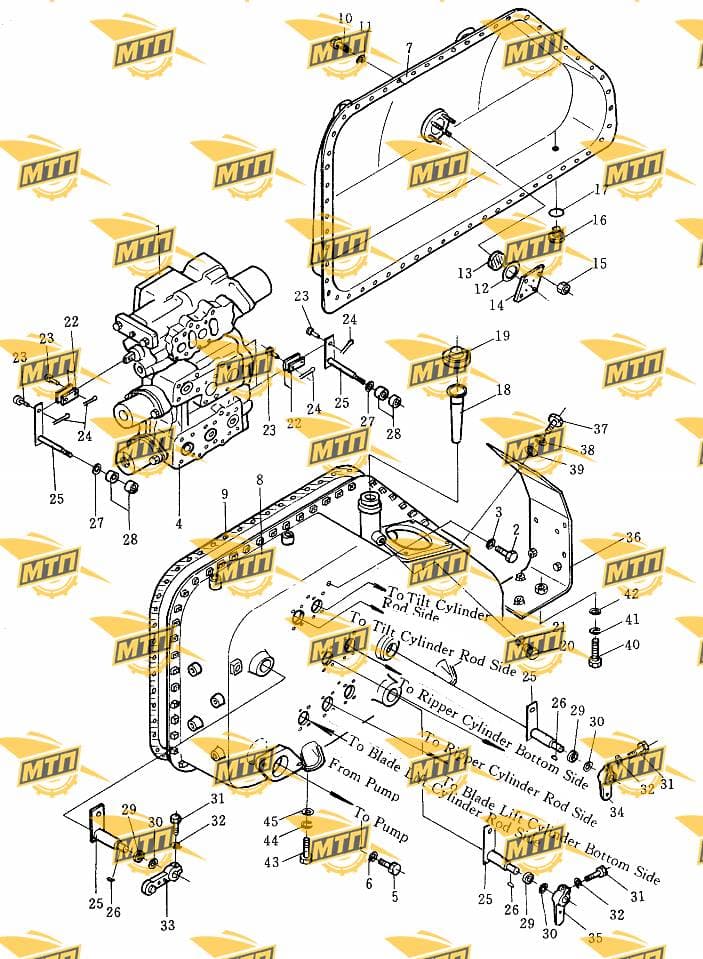 blade tilt control valve ass’y