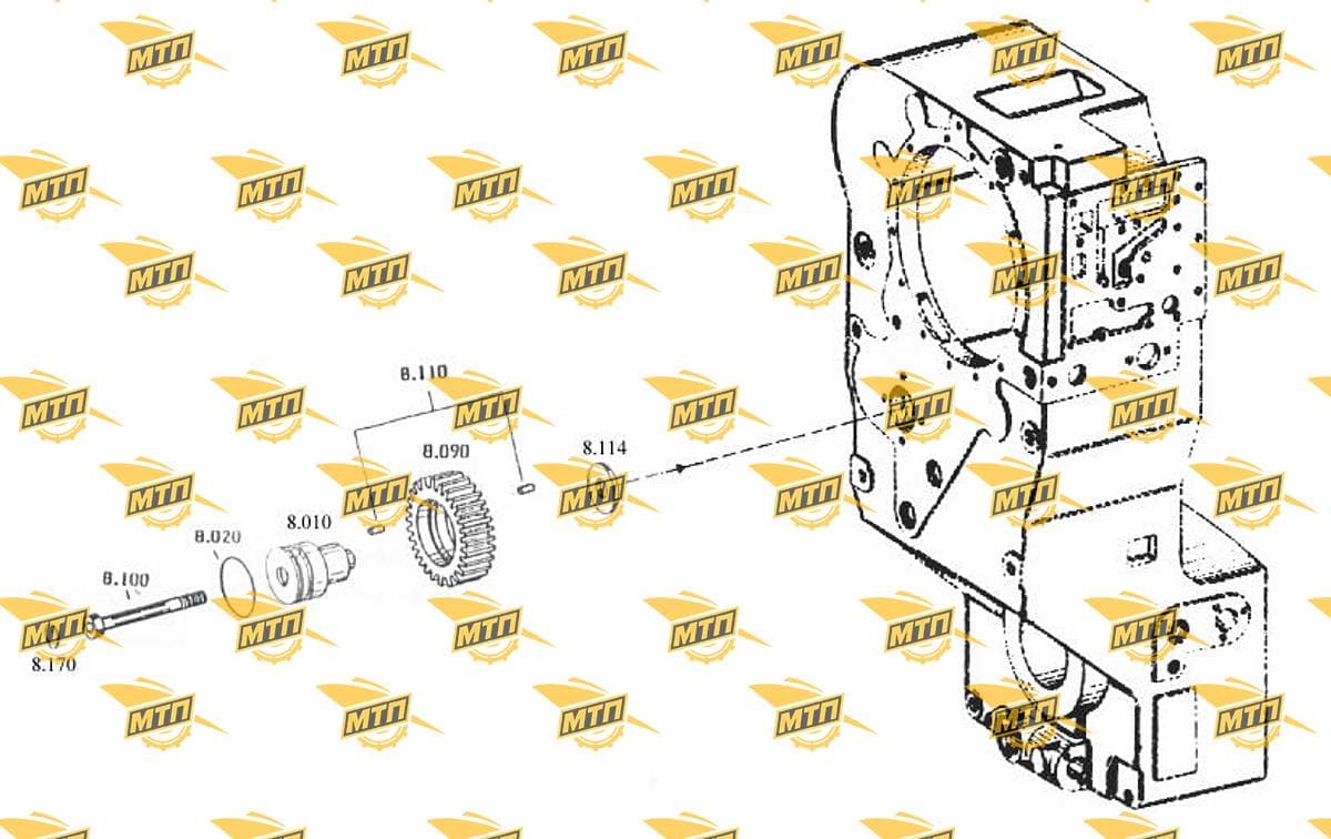Threaded Screw M12X100 DIN7984 10,9