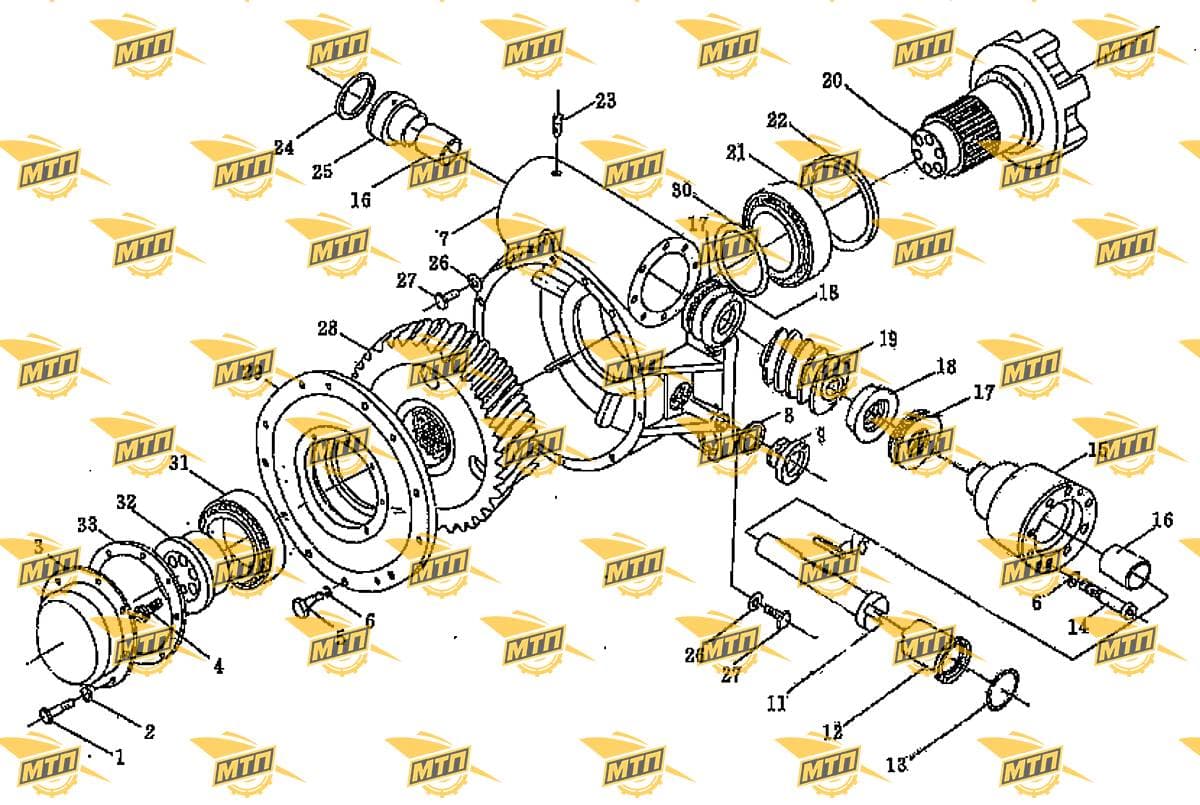 Bolt M10X25—8.8