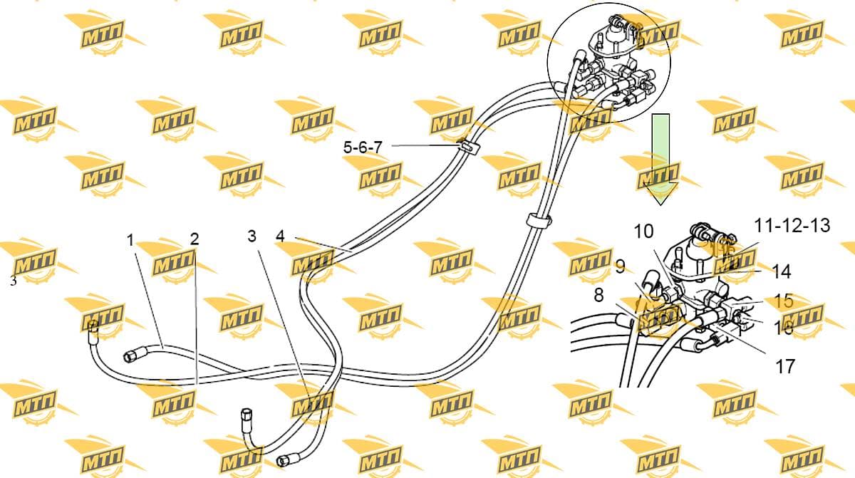Double-Loop Brake Valve
