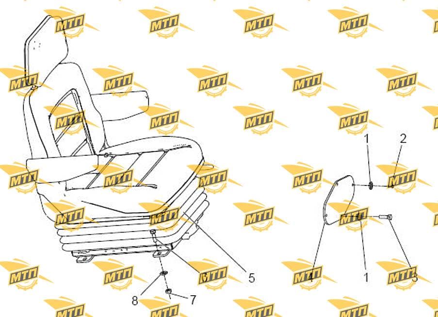 Seat (Air Conditioner+Safety Belt)