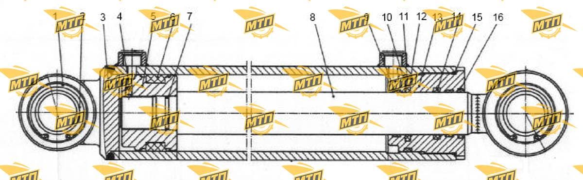 Threaded Screw M8*12