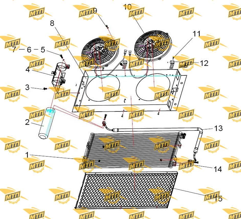 Condenser to Storage Pipe