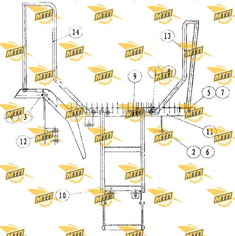 RIGHT LADDER ASSEMBLY