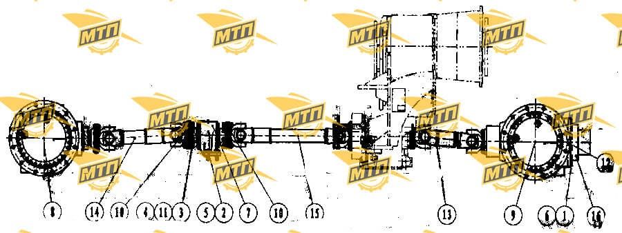 MIDDLE DRIVE SHAFT