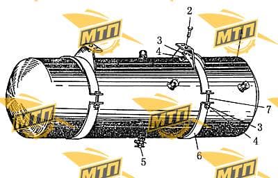 tube between receiver & evaporator