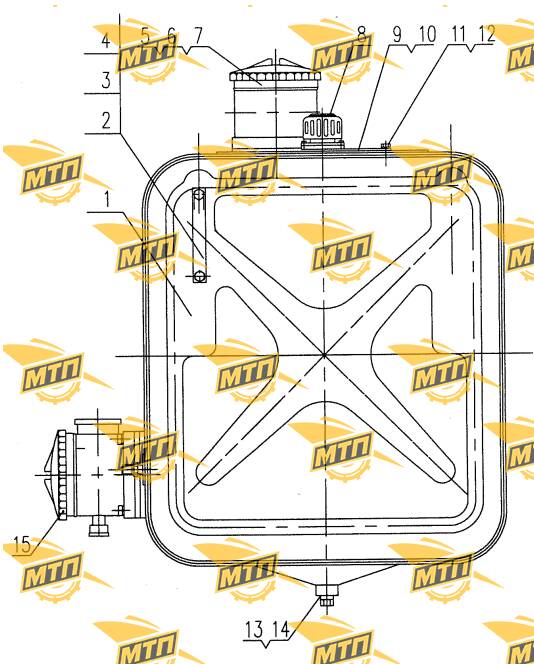 Oil return filtre
