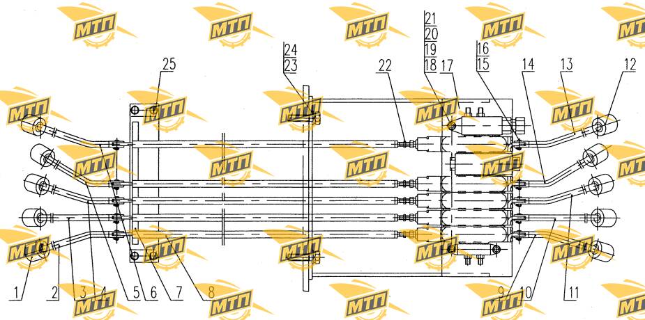 Operating valve support