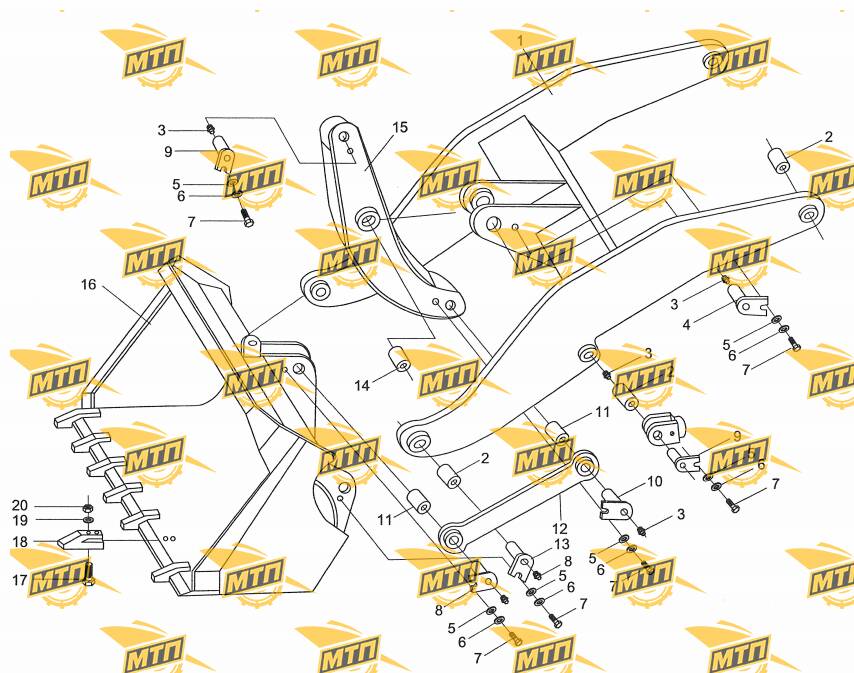 Bucket Shaft Pin