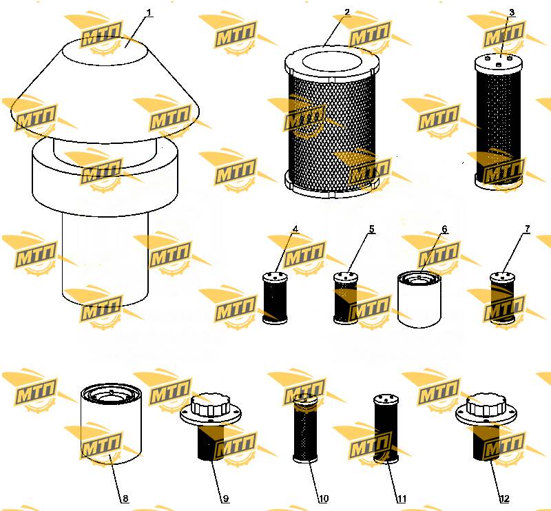 Oil Returning Filter for Hydraulic oil