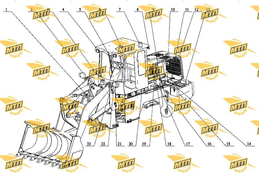 Фара задняя правая XG932 42B0053